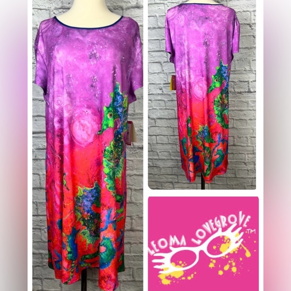 leoma love Grove Dresses & Skirts - NWT Leoma Love Grove Seahorse Dress PXL
